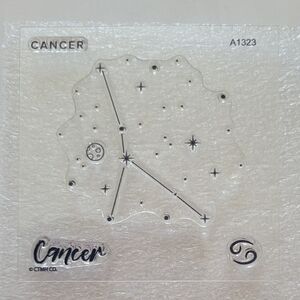 CTMH (retired) Cancer Constellation Clear Stamp